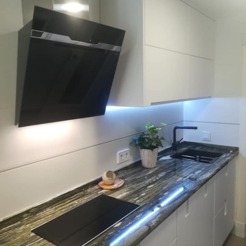 Mobiliario de cocina PET con encimera Granith
